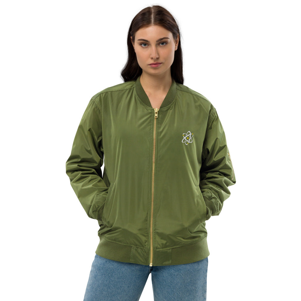Atomic Monster Embroidered Bomber Jacket