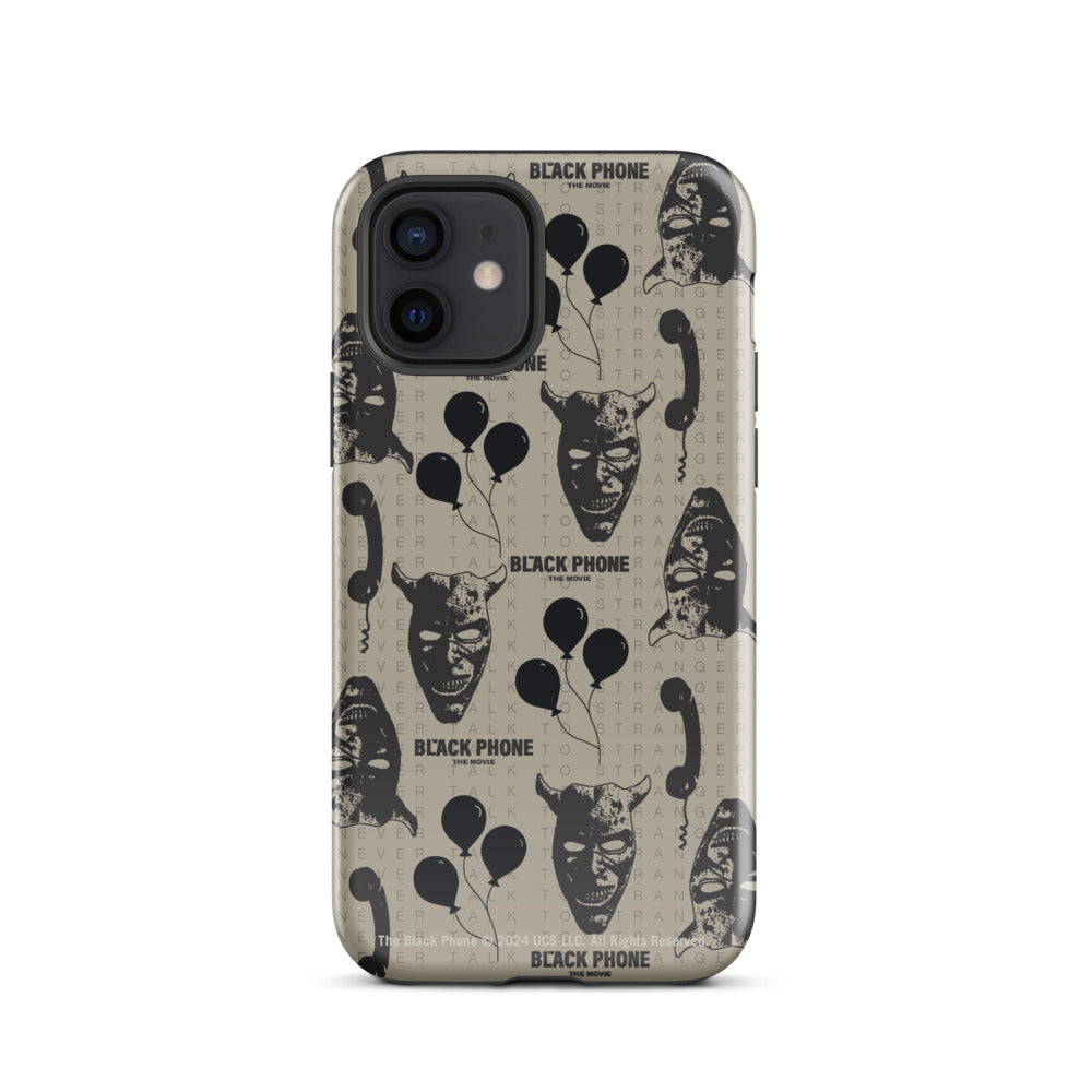 The Black Phone Pattern iPhone Case iPhone 12