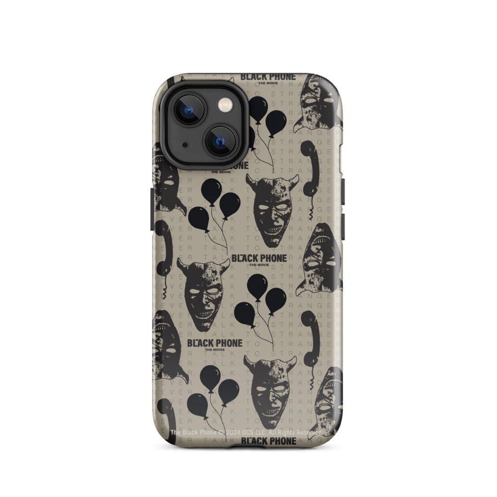 The Black Phone Pattern iPhone Case iPhone 14