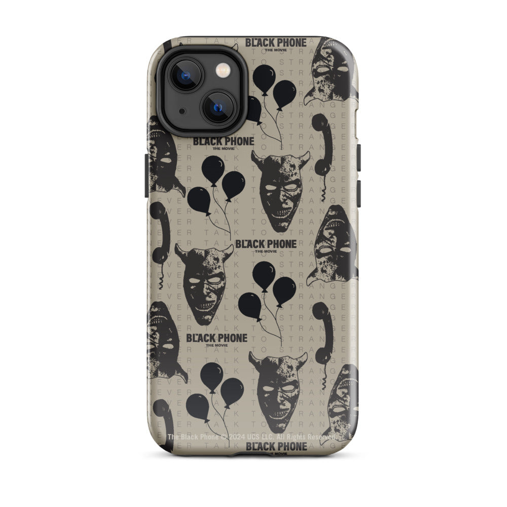 The Black Phone Pattern iPhone Case iPhone 14 Plus