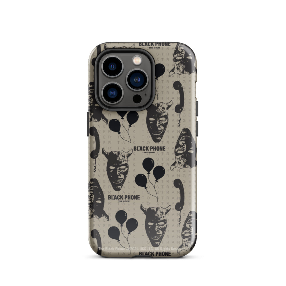 The Black Phone Pattern iPhone Case iPhone 14 Pro