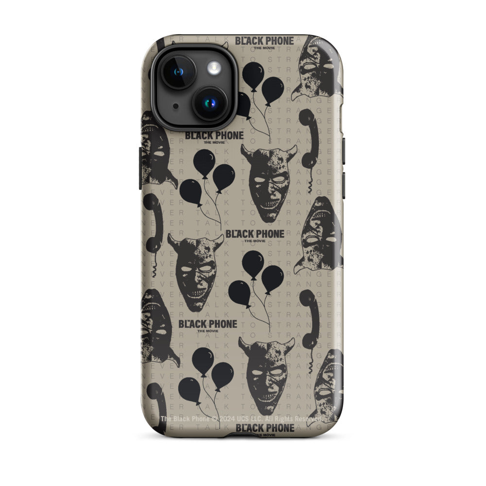 The Black Phone Pattern iPhone Case iPhone 15 Plus