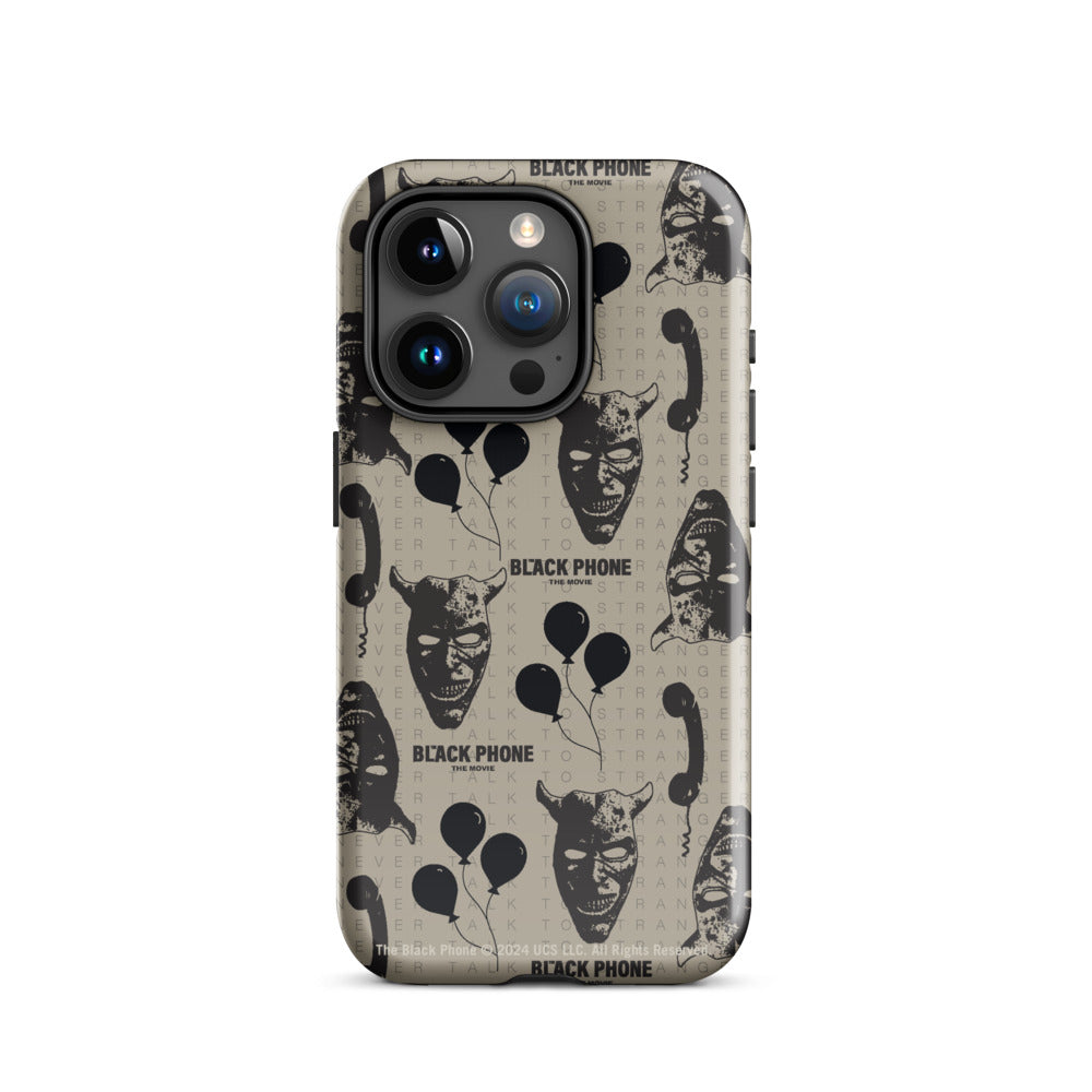 The Black Phone Pattern iPhone Case iPhone 15 Pro