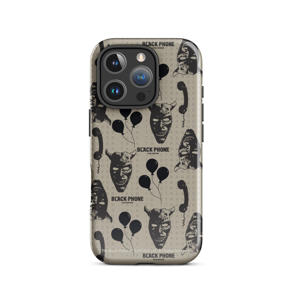 The Black Phone Pattern iPhone Case iPhone 16 Pro