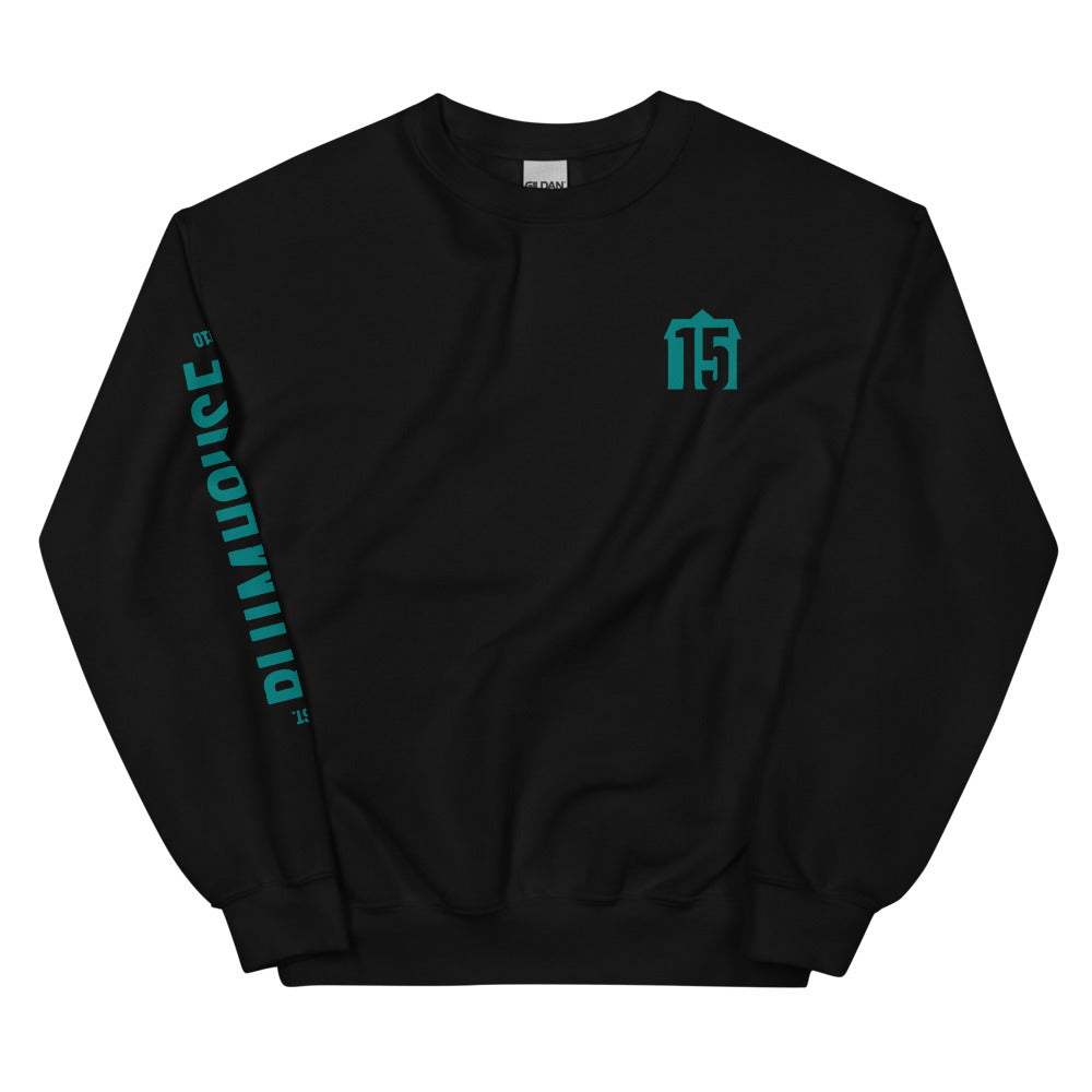 Blumhouse 15th Anniversary Crewneck Sweatshirt Black