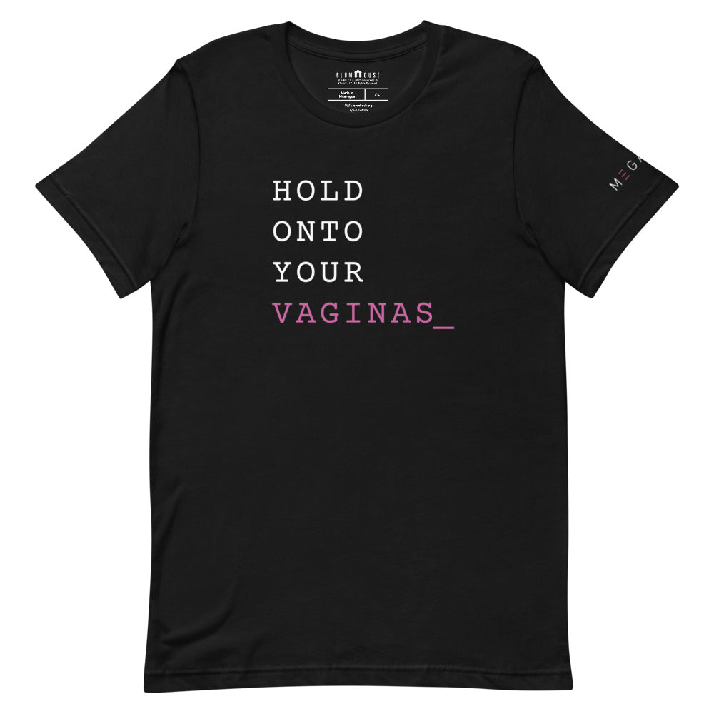 M3GAN 2.0 Hold Onto Your Vaginas T-Shirt (Text Edition)