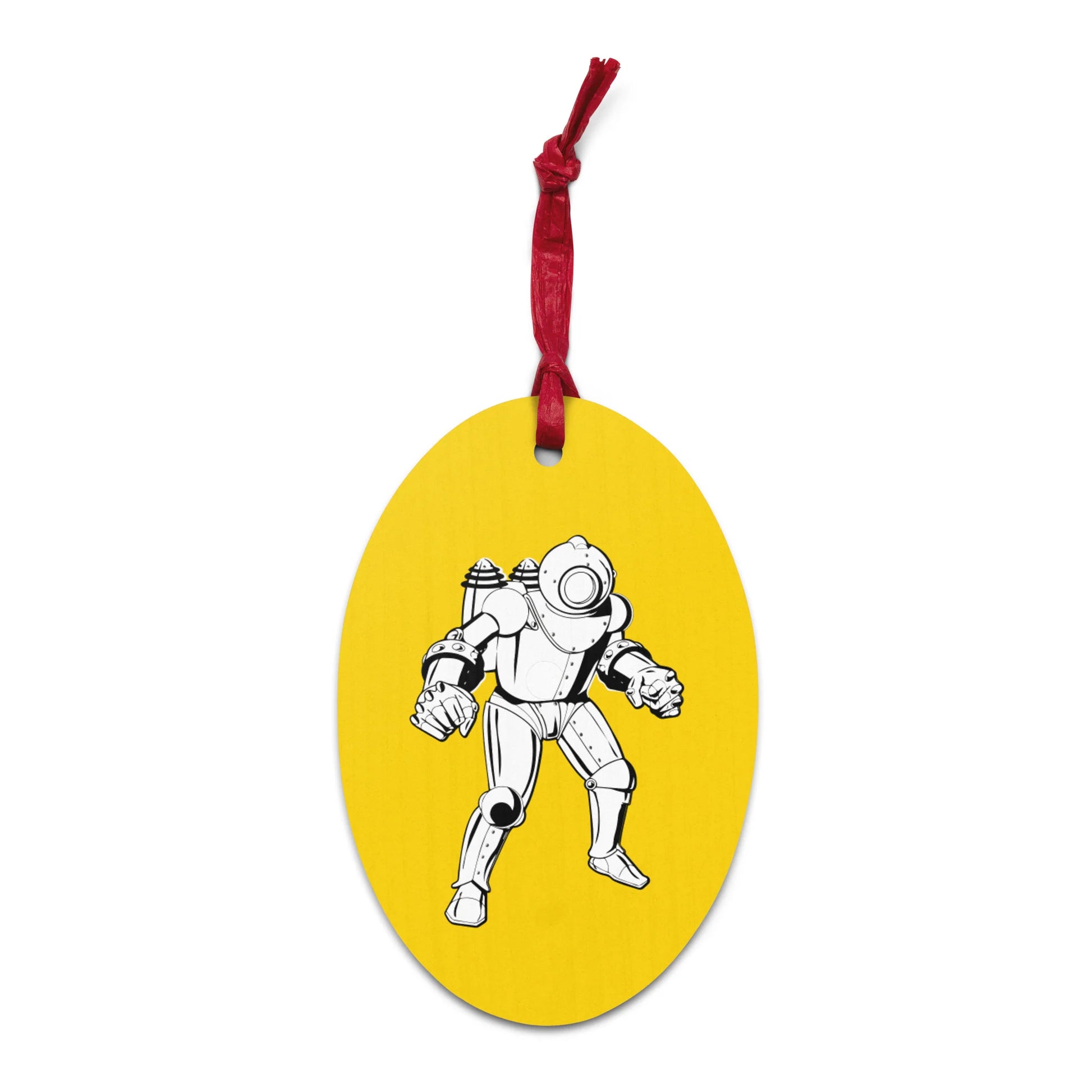 Atomic Monster Wooden Holiday Ornament-2