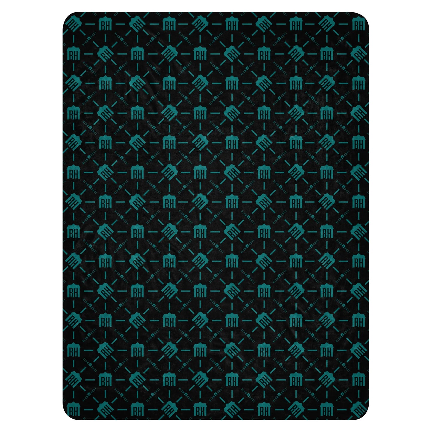 Blumhouse Sherpa Blanket Patterned Logo - 60 in x 80 in