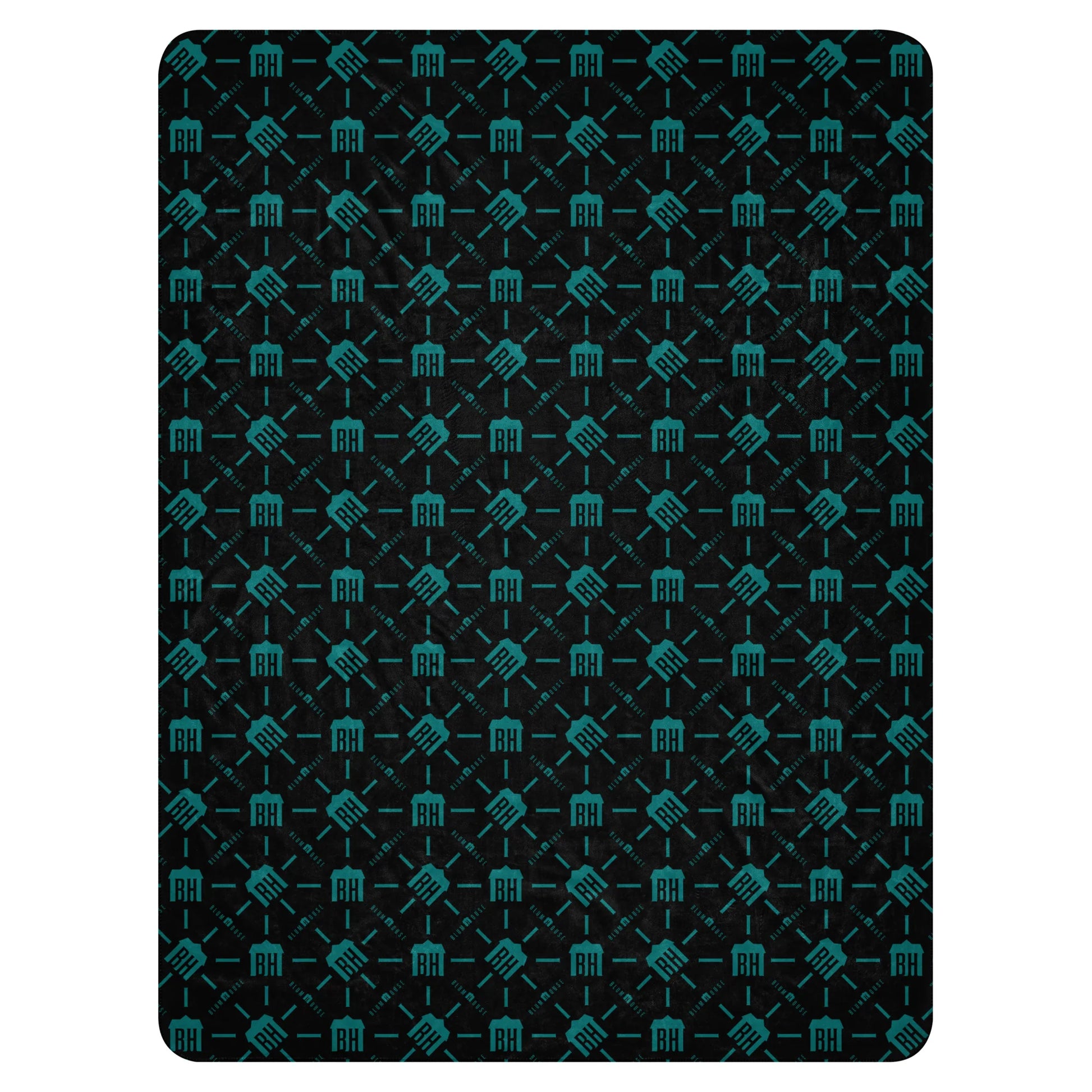 Blumhouse Sherpa Blanket Patterned Logo - 60 in x 80 in