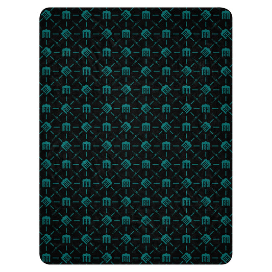 Blumhouse Sherpa Blanket Patterned Logo - 60 in x 80 in