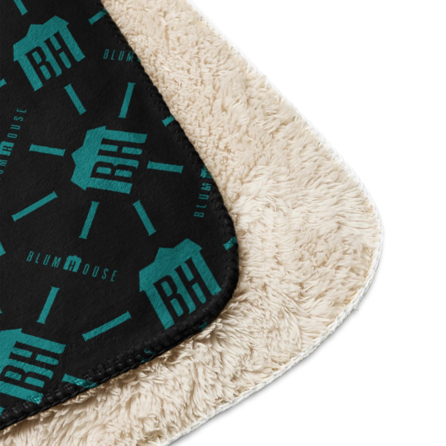 Blumhouse Sherpa Blanket Patterned Logo-2
