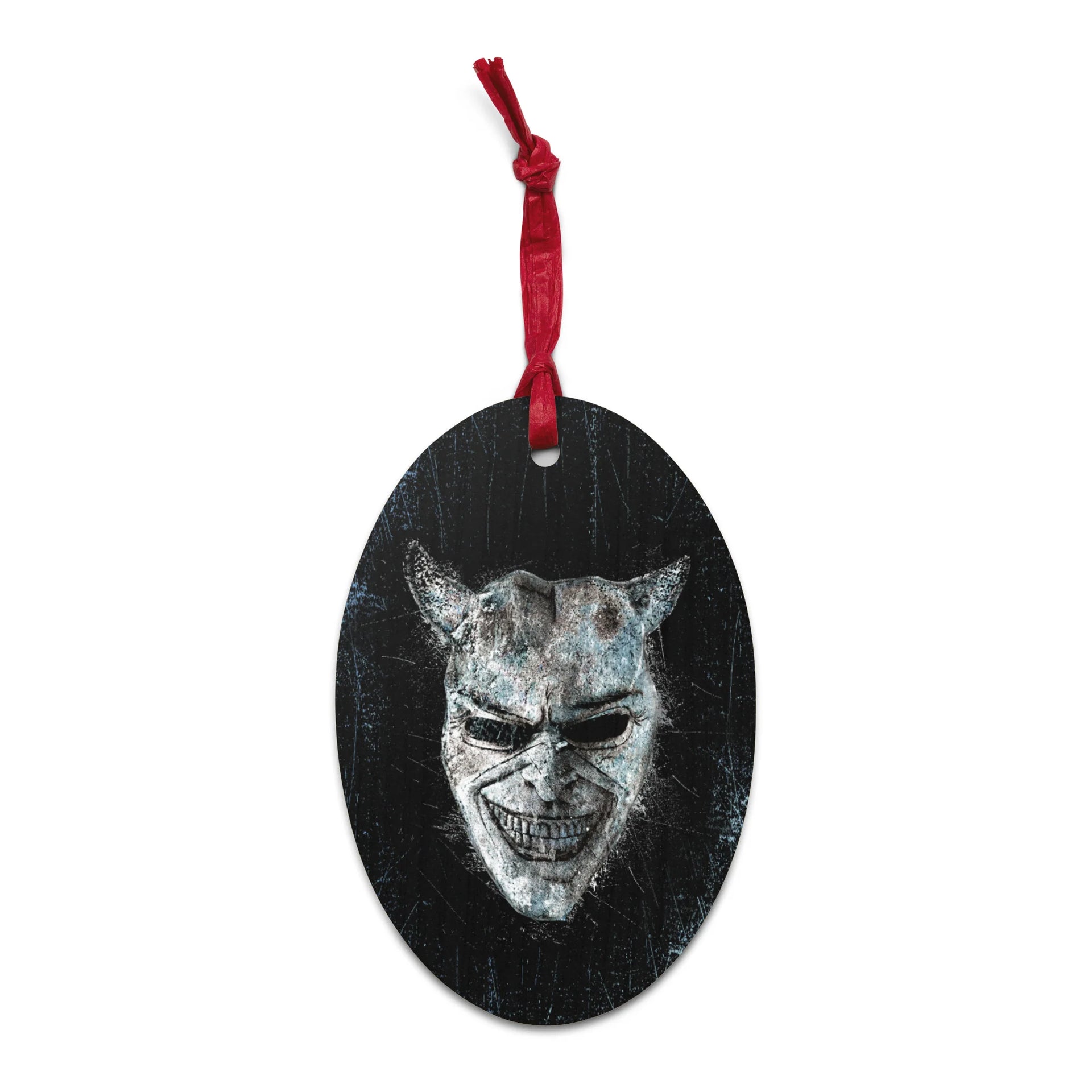 Black Phone 2 The Grabber Wooden Ornament | Horror Holiday Decor