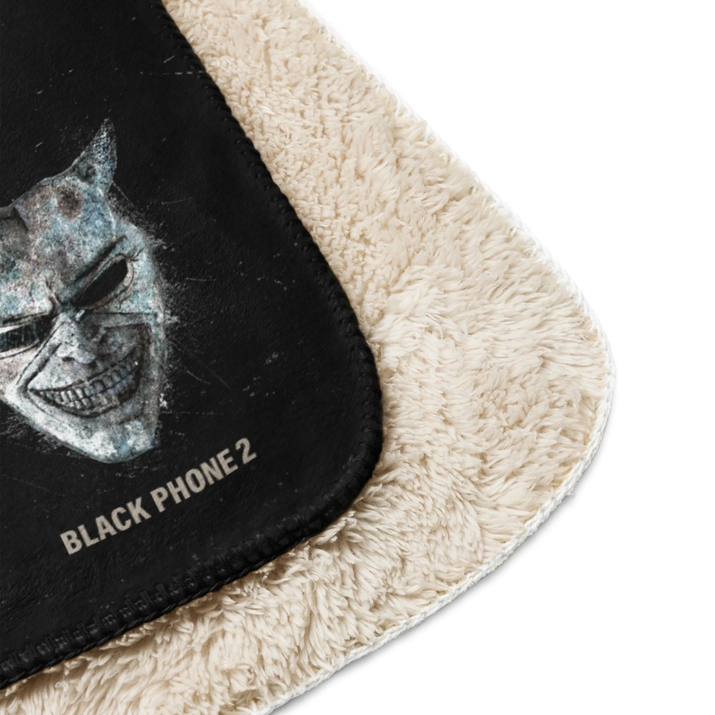 Black Phone 2 Sherpa Blanket featuring The Grabber-2