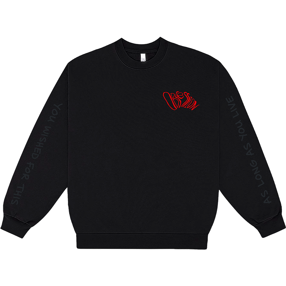 Obsession Unisex Heavy Fleece Crewneck Sweatshirt-1