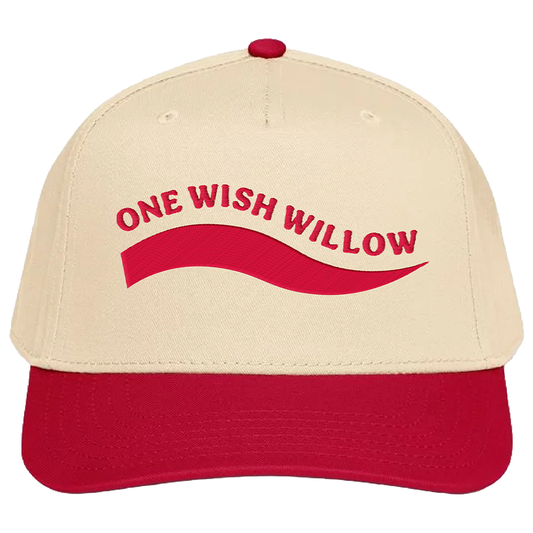 Front view of Obsession embroidered hat
