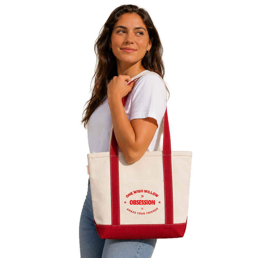 Obsession Medium Tote handle detail