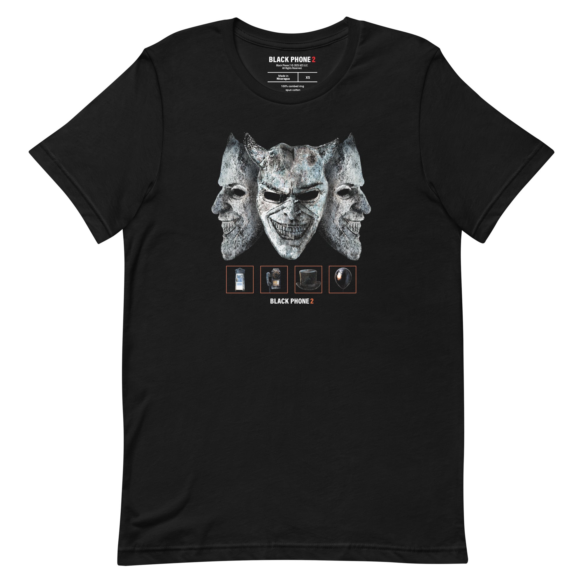 CANDY TUNE 定番Tee ver.2 BLACK M The Black Phone 2 T-Shirt: The Grabber Returns! | Official Fan Tee