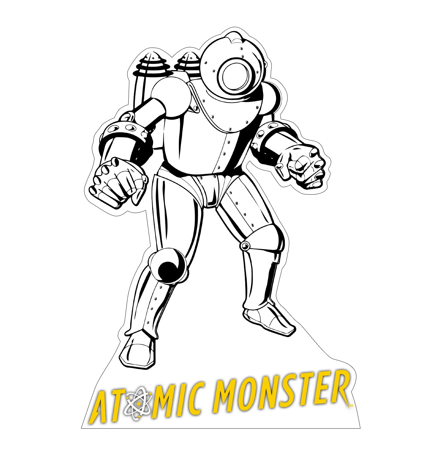 Atomic Monster Mini 18" x 12" Standee