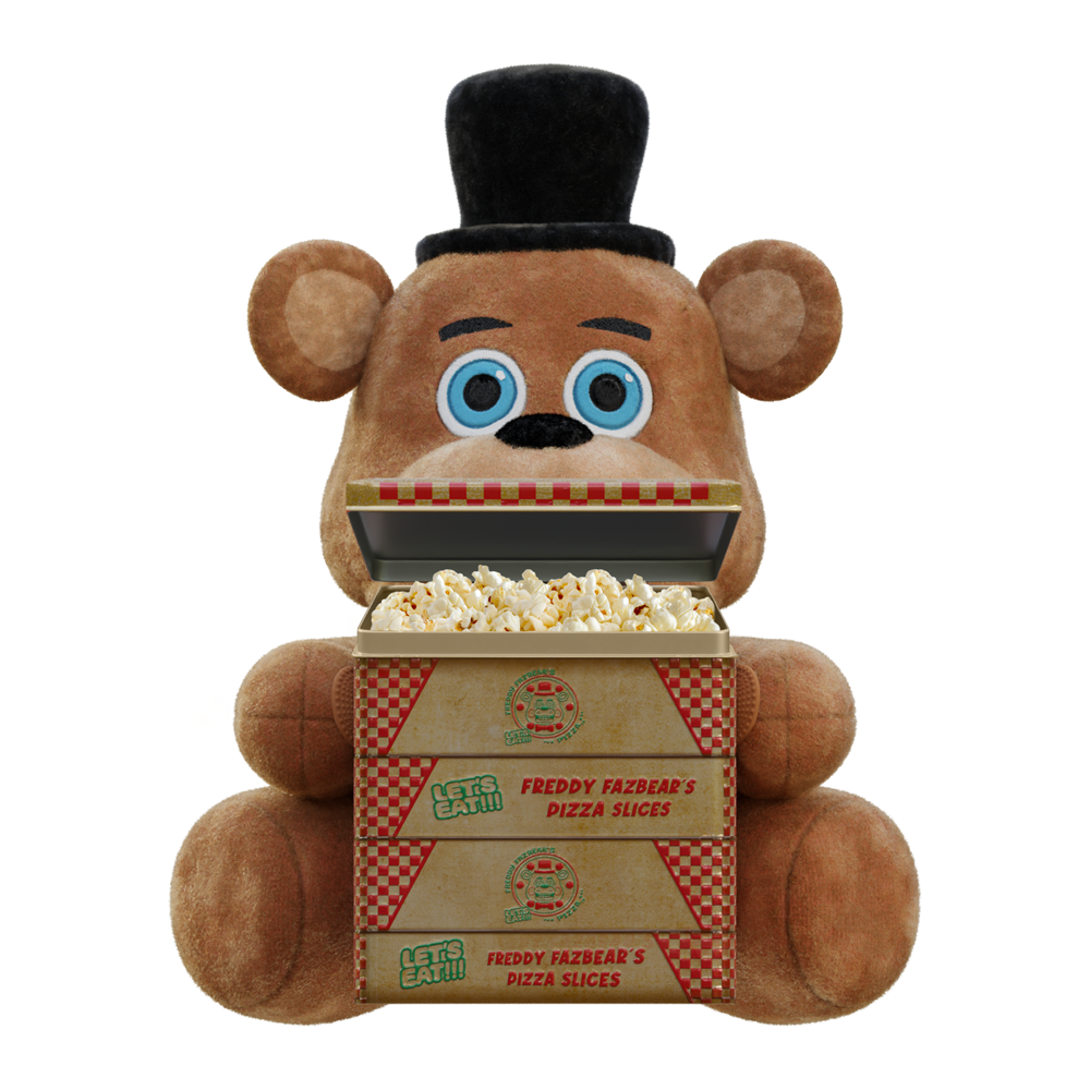 Five Nights at Freddy's Freddy Holding Pizza Box Popcorn Bucket