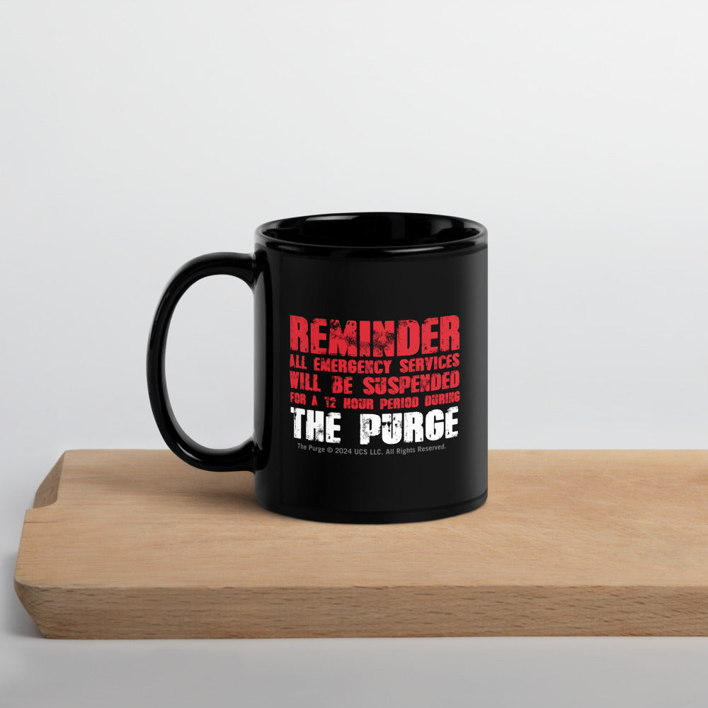 The Purge Announcement Mug