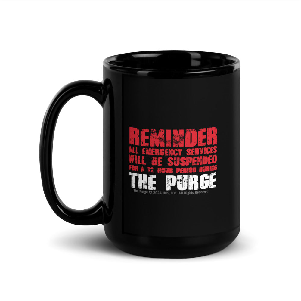 The Purge Announcement Mug