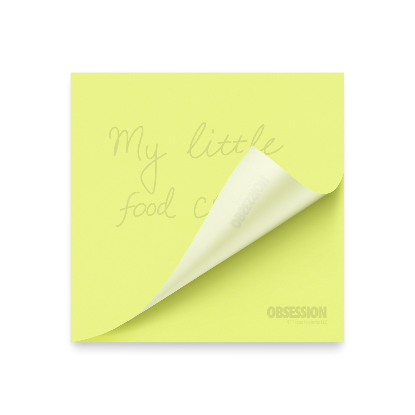 Obsession “My Little Food Critic” Sticky Notes