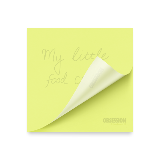 Obsession “My Little Food Critic” Sticky Notes