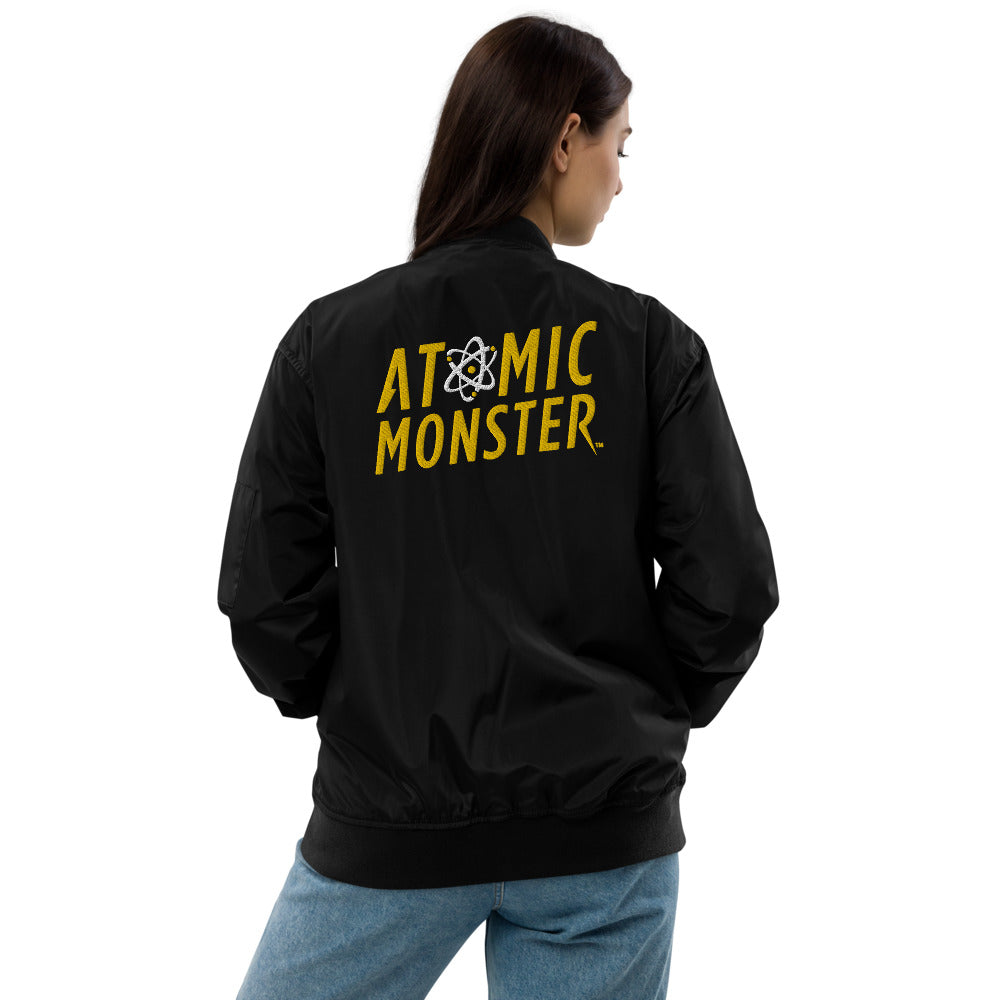 Atomic Monster Embroidered Bomber Jacket