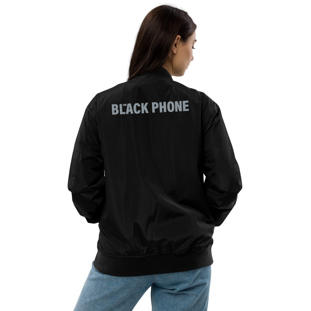 The Black Phone Embroidered Bomber Jacket