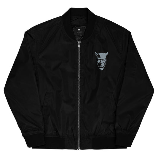 The Black Phone Embroidered Bomber Jacket Black