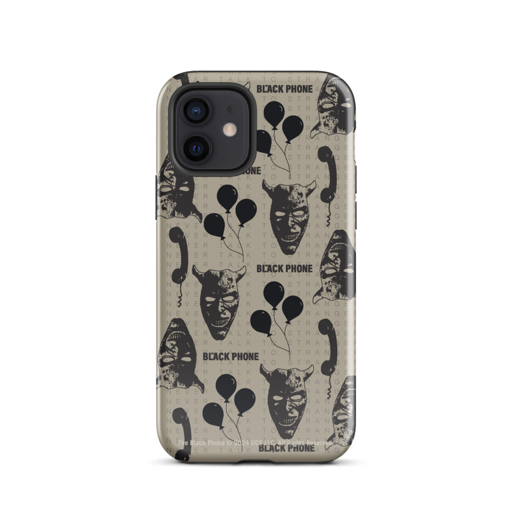 The Black Phone Pattern iPhone Case