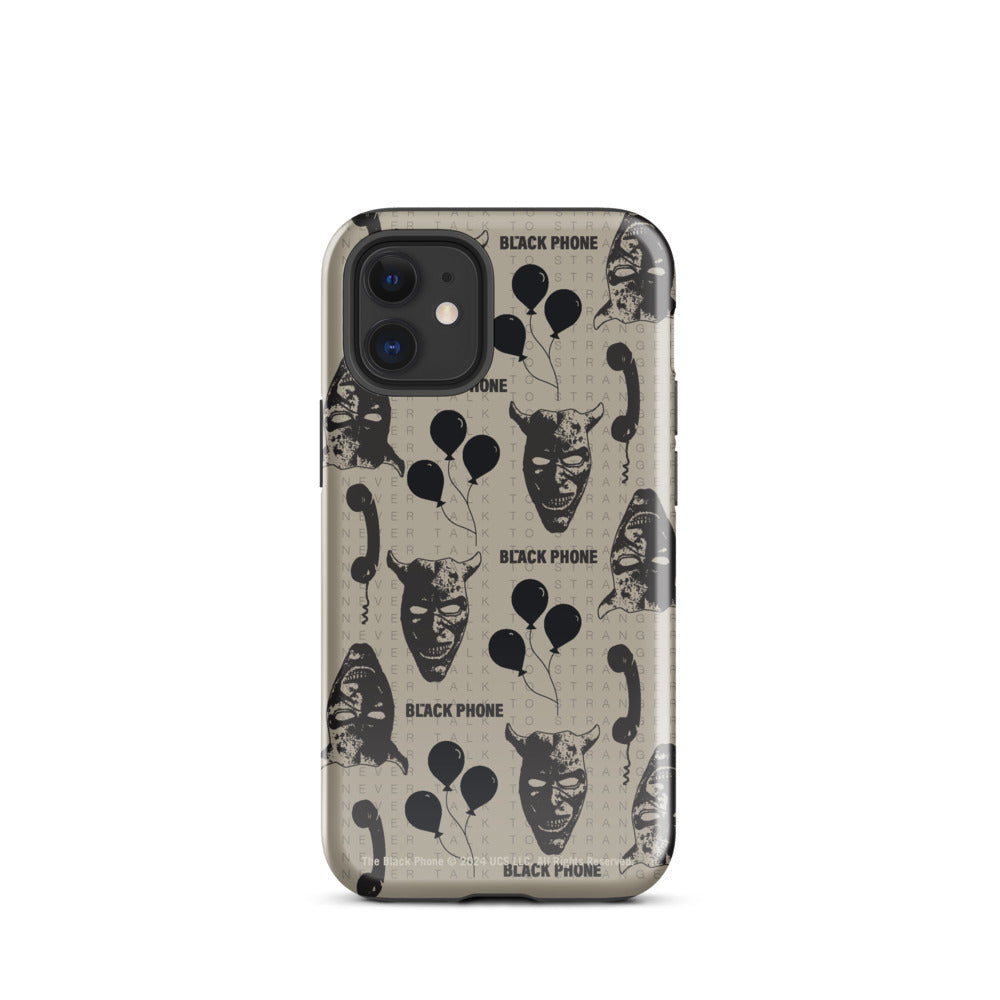 The Black Phone Pattern iPhone Case