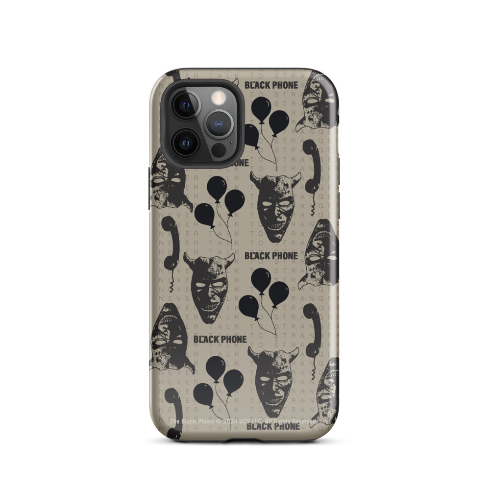 The Black Phone Pattern iPhone Case