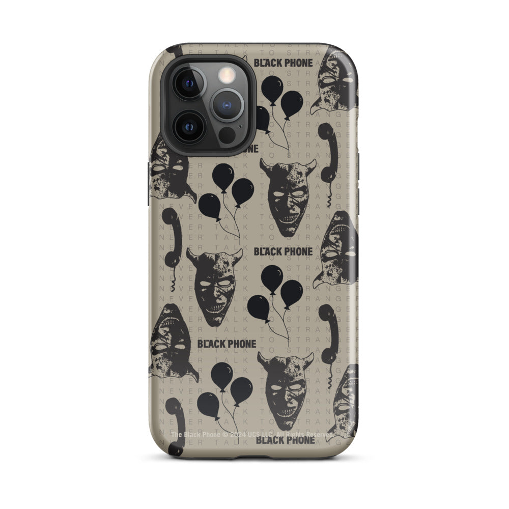 The Black Phone Pattern iPhone Case