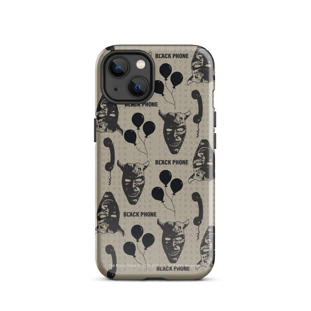 The Black Phone Pattern iPhone Case