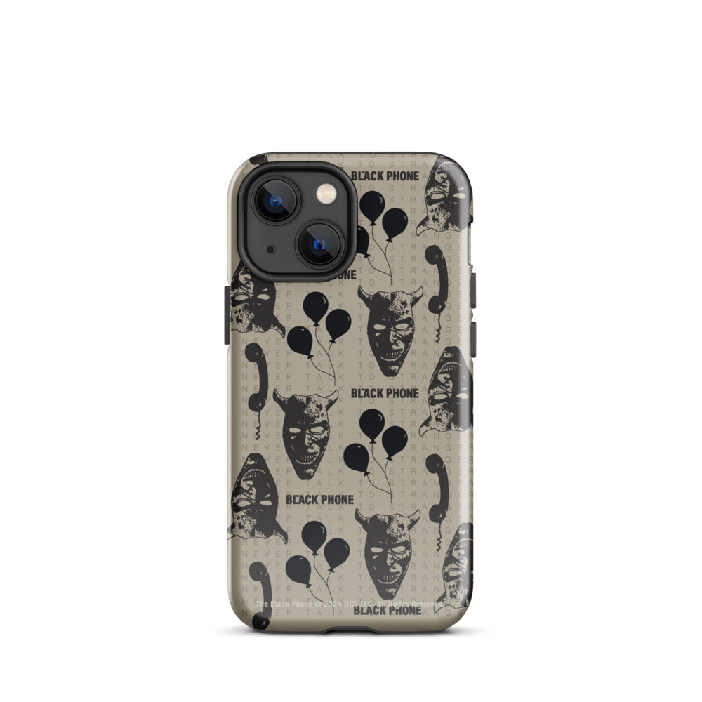 The Black Phone Pattern iPhone Case