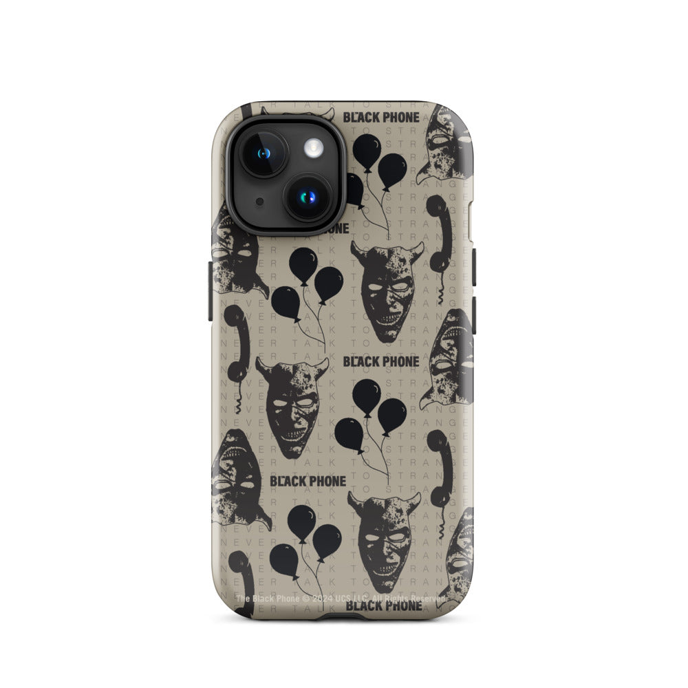 The Black Phone Pattern iPhone Case