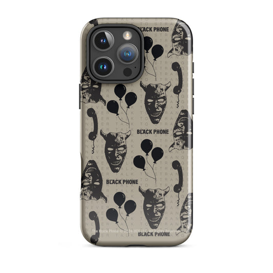 The Black Phone Pattern iPhone Case