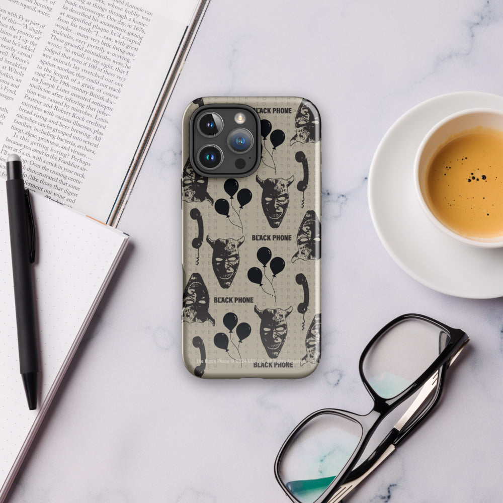 The Black Phone Pattern iPhone Case