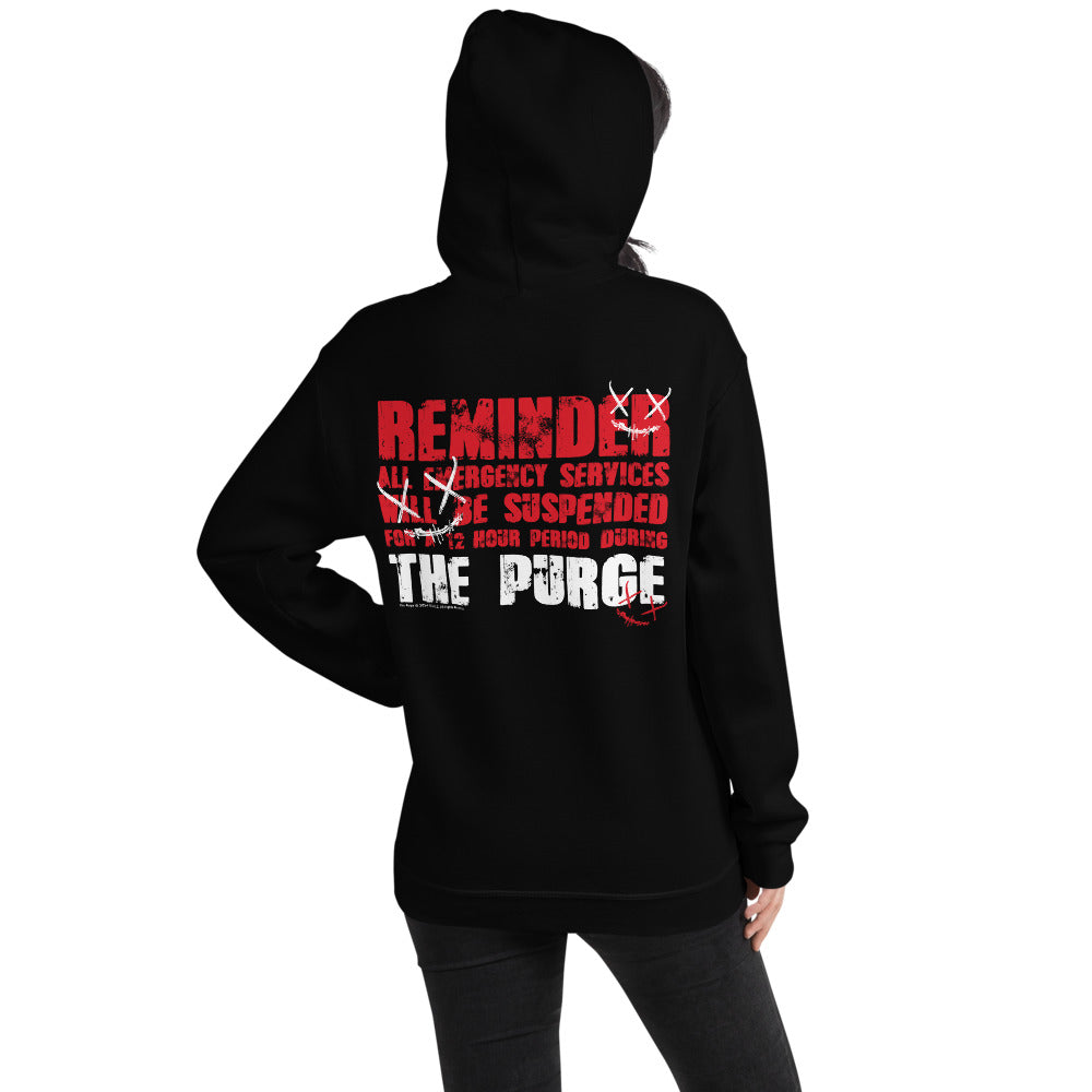 The Purge Announcement Unisex Hoodie