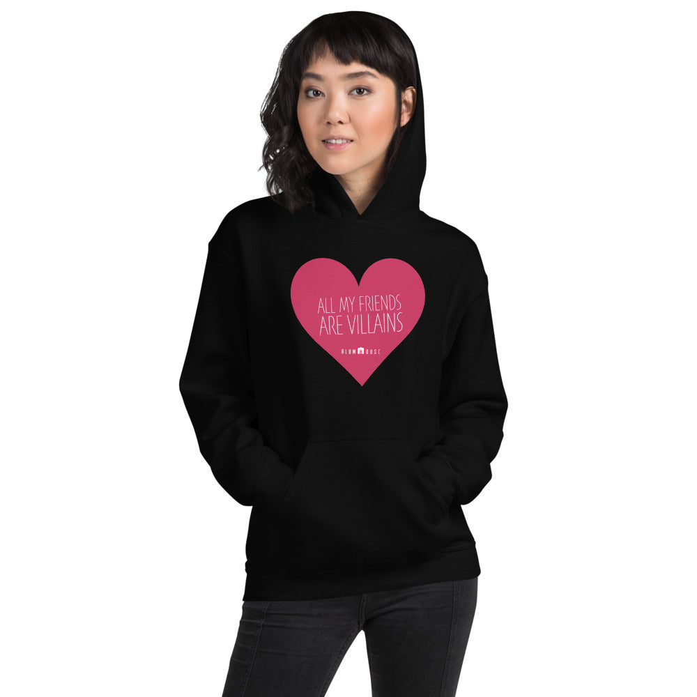 Blumhouse All My Friends Are Villains Valentine's Unisex Hoodie