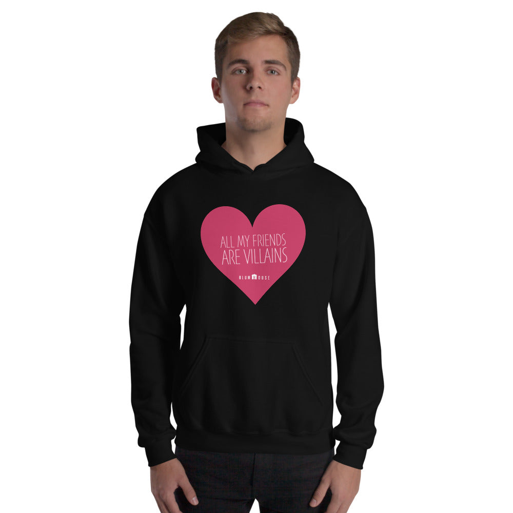 Blumhouse All My Friends Are Villains Valentine's Unisex Hoodie