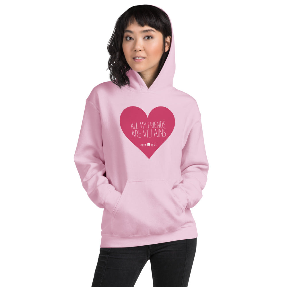 Blumhouse All My Friends Are Villains Valentine's Unisex Hoodie