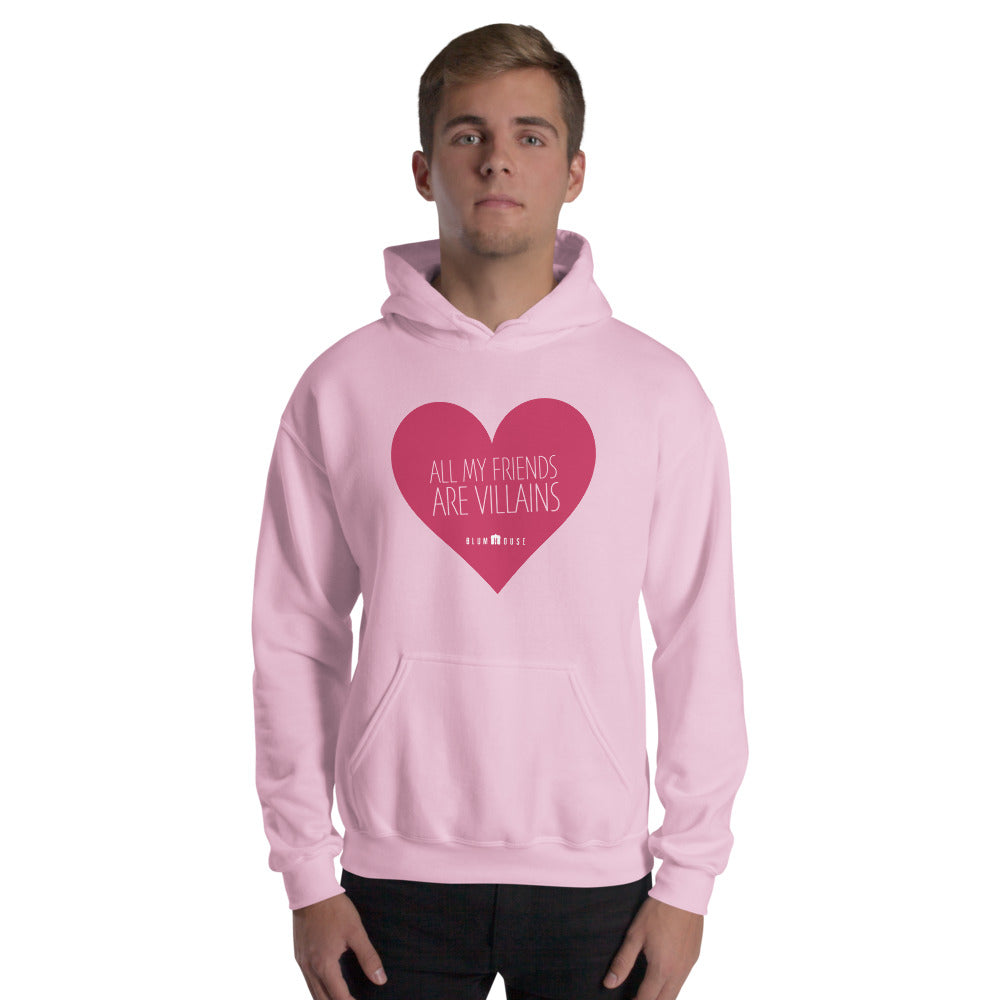 Blumhouse All My Friends Are Villains Valentine's Unisex Hoodie