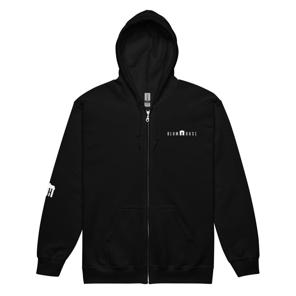 Blumhouse Logo Unisex Zip-Up Hoodie